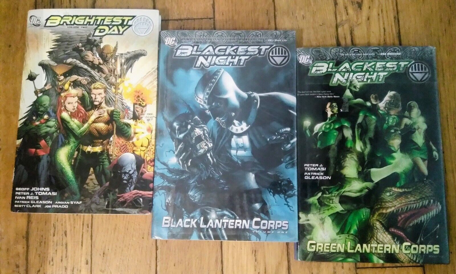Blackest Night Brightest Day Green Black Lantern Corps DC Comics Hardback Set