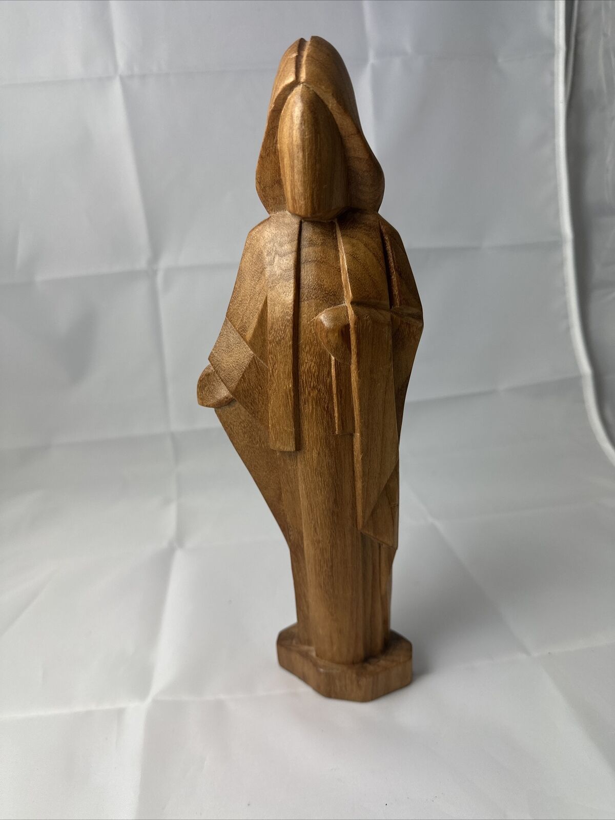 VTG Vintage Hand Carved Wooden Jesus Christ 12” Statue Sculpture Ecuador