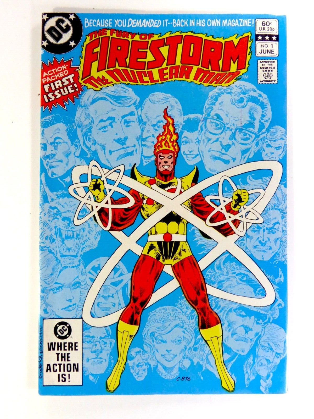 DC THE FURY OF FIRESTORM THE NUCLEAR MAN (1982) #1 KEY 1ST BLACK BISON VF (8.0)