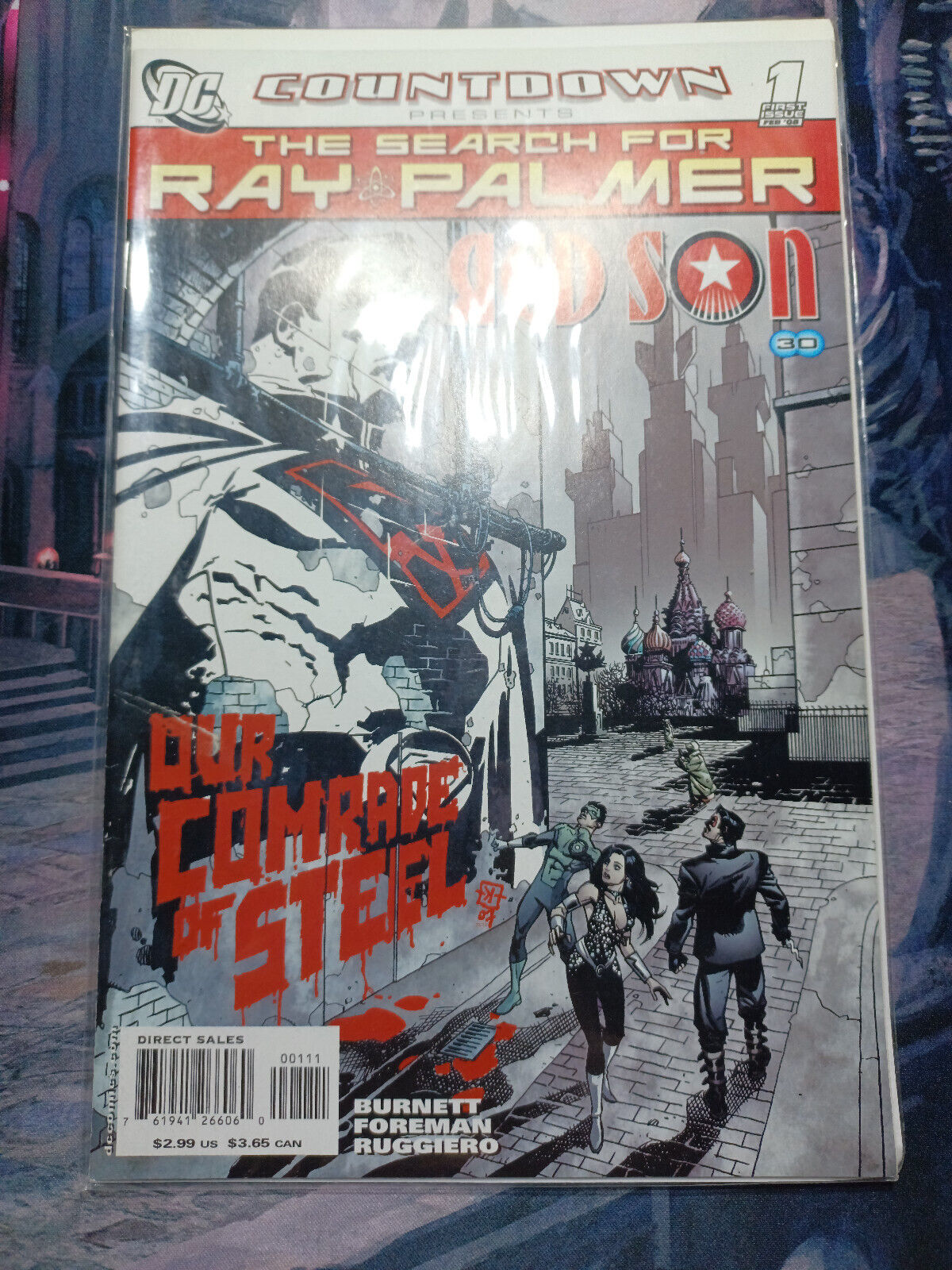 Countdown Presents : The Search for Ray Palmer Red Son #1 - NM Bagged Boarded