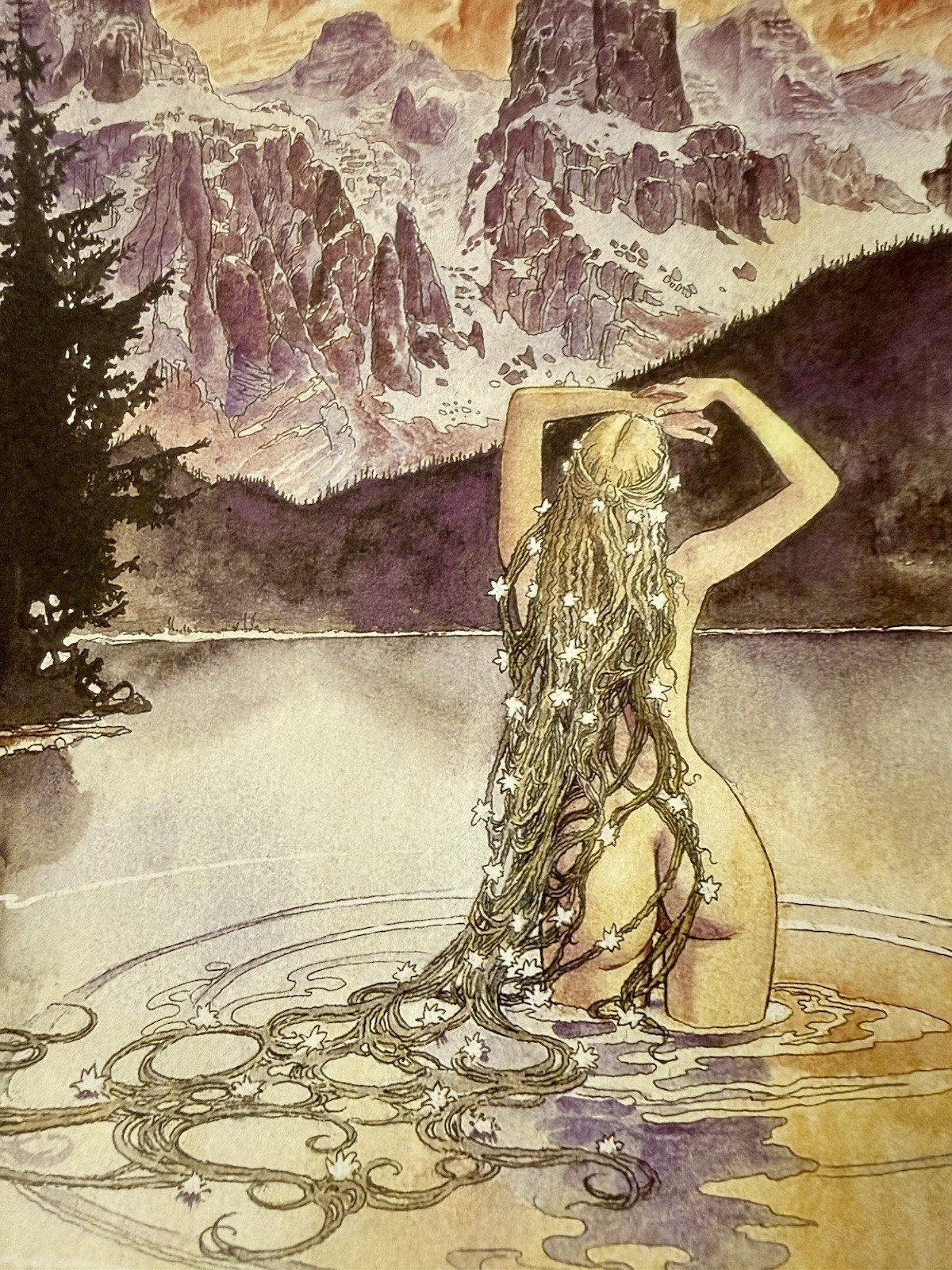 •MILO MANARA Vintage (Beautiful) Signed Print• “DOLOMITES” **ITALIAN IMPORT** •MILO MANARA Vintage (Beautiful) Signed Print• “DOLOMITES” **ITALIAN IMPORT**