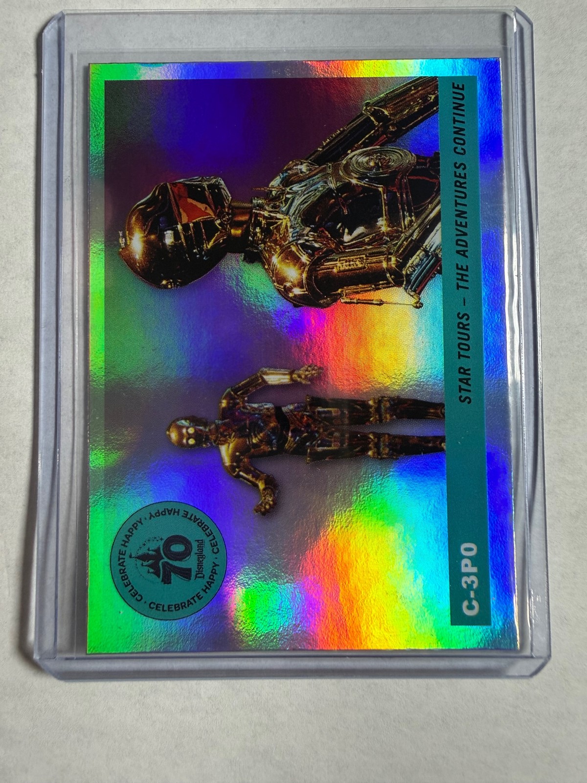 2025 Topps Disneyland 70th Anniversary #T55-13 C-3PO 1955 Topps Disneyland Icons
