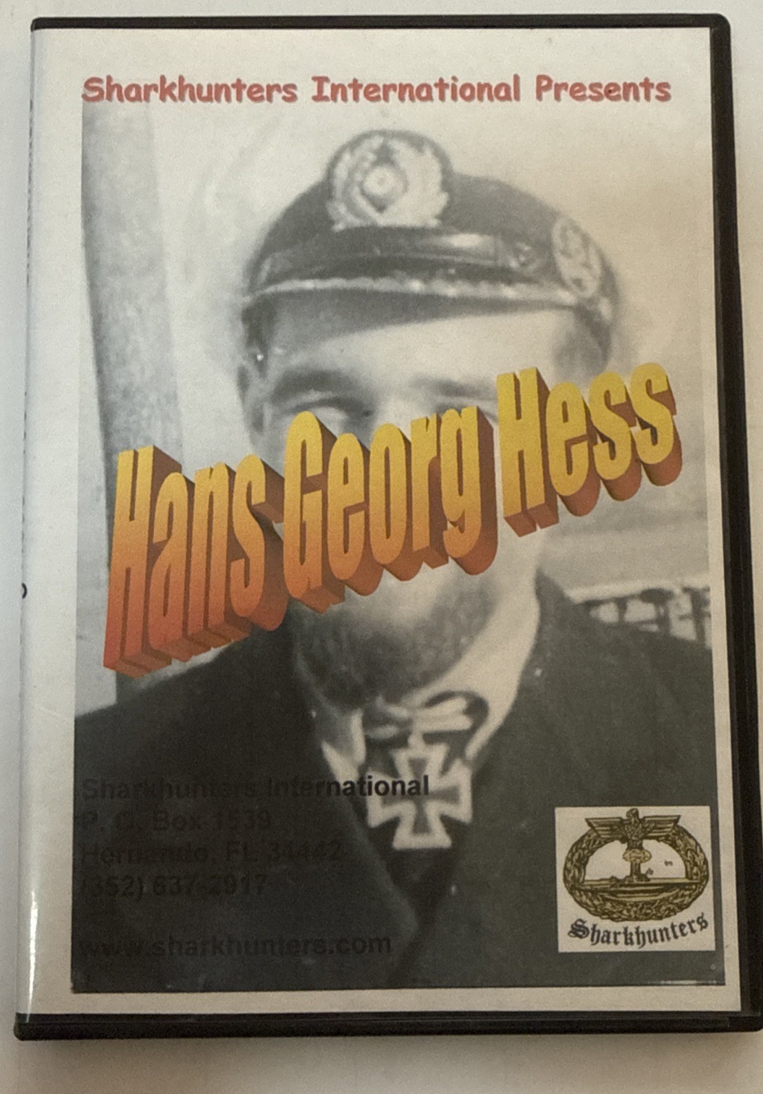 Sharkhunters International WWII German U-Boot 995 Commander Hans Georg Hess DVD