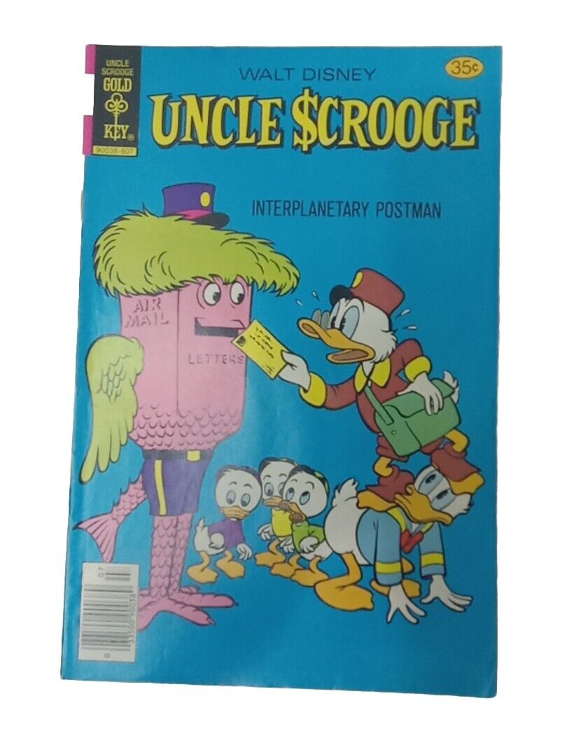 Uncle Scrooge #154 Gold Key Comic     Interplanetary Postman
