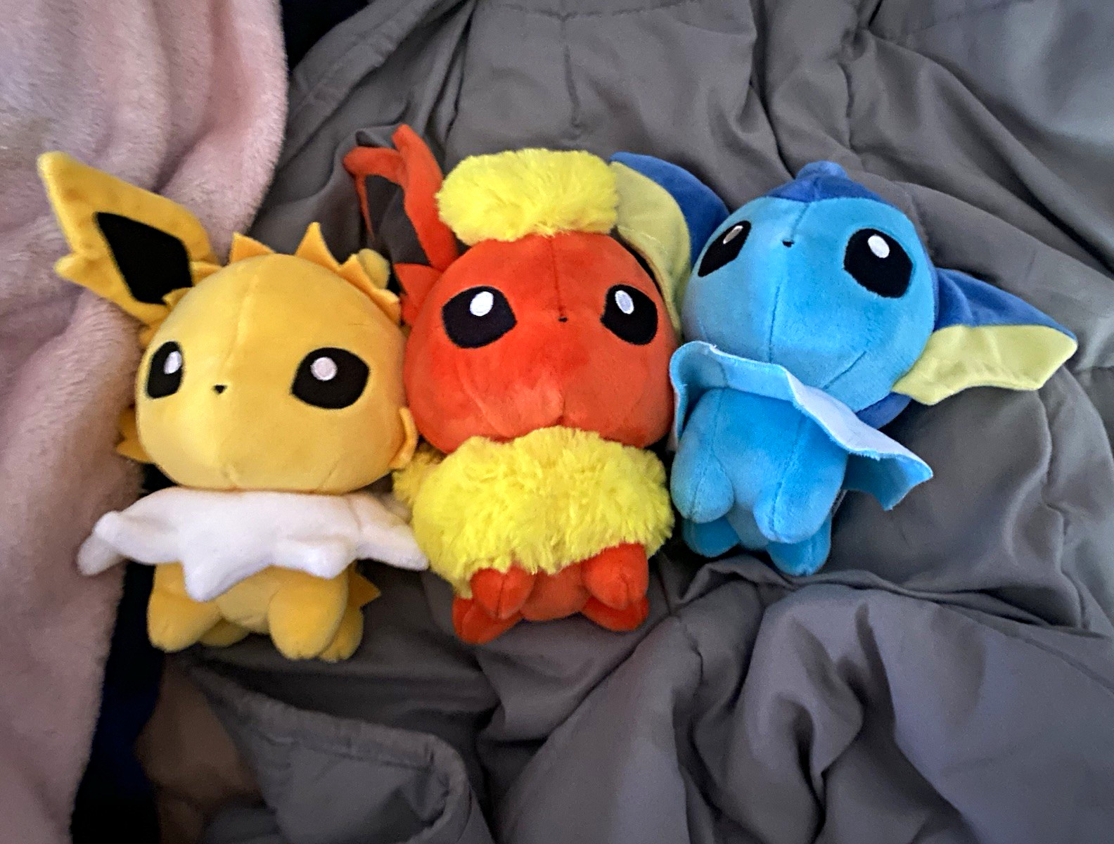 Pokémon Center Eevee Flareon Vaporeon Jolteon Pokedolls TUSH TAGS ONLY Pokémon Center Eevee Flareon Vaporeon Jolteon Pokedolls TUSH TAGS ONLY