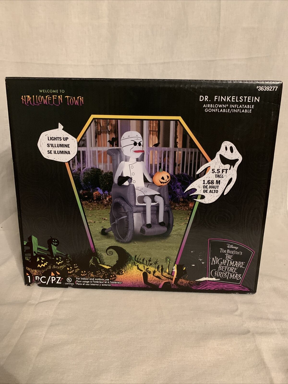 DR FINKELSTEIN 5.5 FT Nightmare Before Christmas Airblown Inflatable