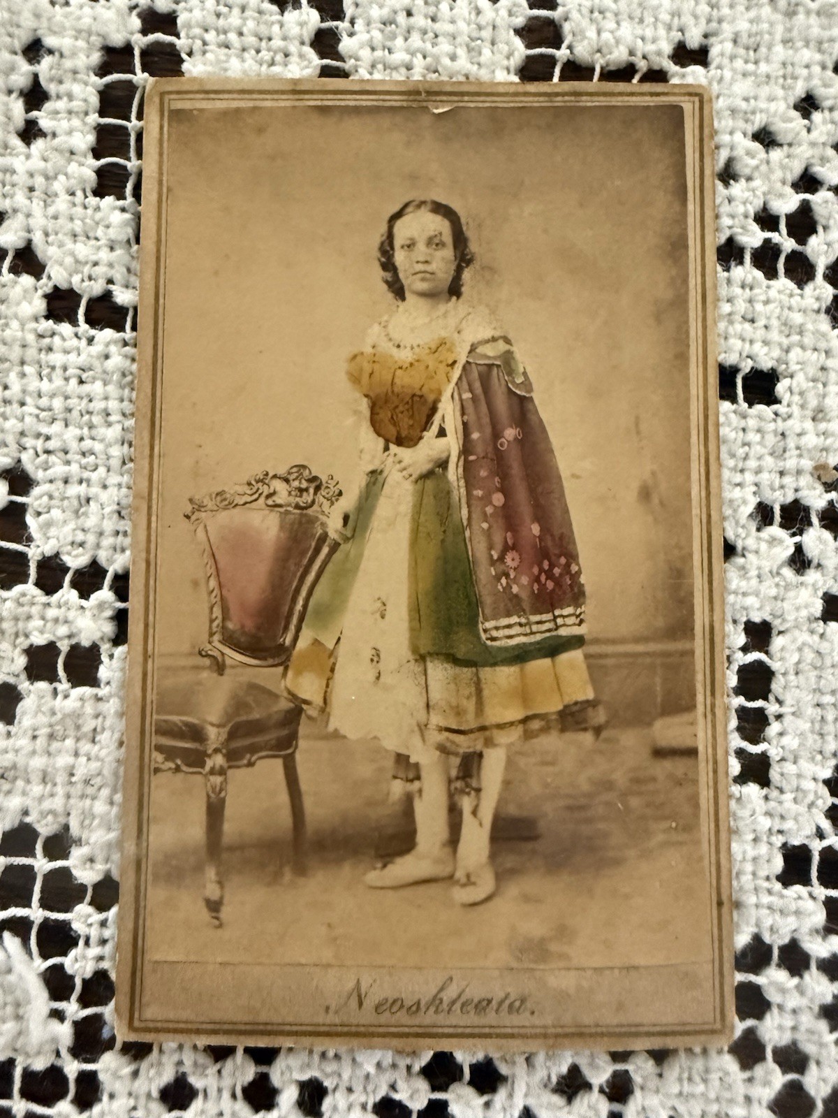 Rare CDV of Neoskaleeta or Prairie Rose from Ontario, Canada AKA Princess Wynima Rare CDV of Neoskaleeta or Prairie Rose from Ontario, Canada AKA Princess Wynima