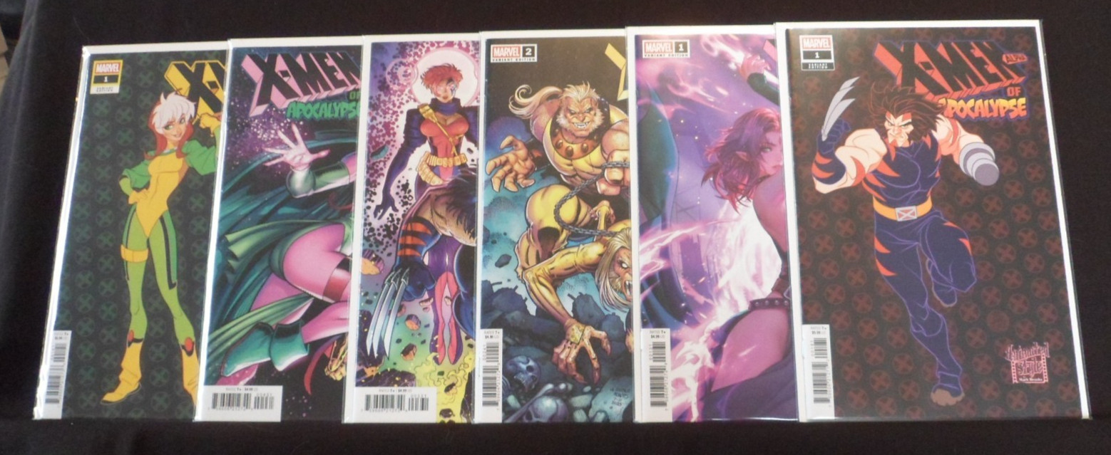 X-Men of Apocalypse (Marvel) Set of 6 VARIANT Covers (Alpha/1-4/Omega) NM/UNREAD X-Men of Apocalypse (Marvel) Set of 6 VARIANT Covers (Alpha/1-4/Omega) NM/UNREAD