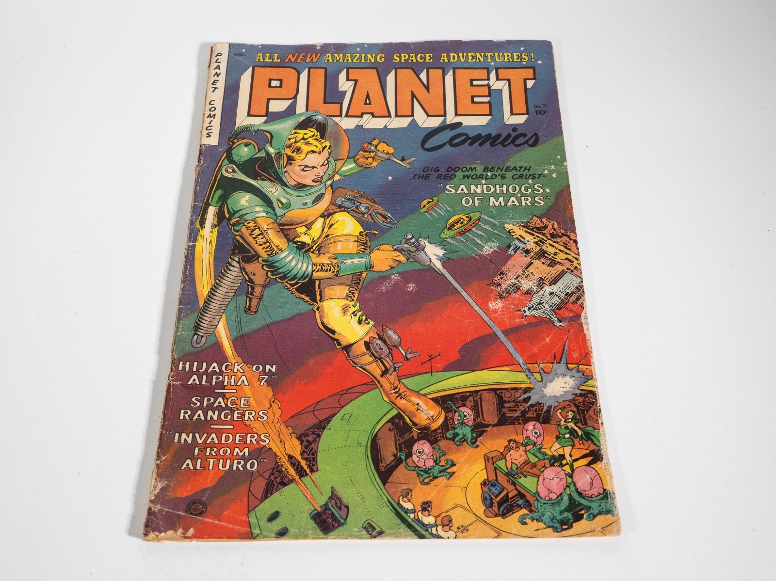 Planet Comics #71 June 1953  Golden Age (Fiction House)  Sci-Fi  - GD/GD+