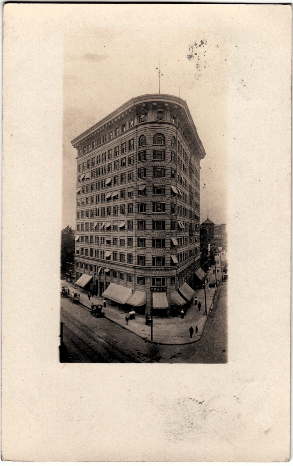 Indiana In Real Photo RPPC Postcard c1920s INDIANAPOLIS Knights of Pythias Doves