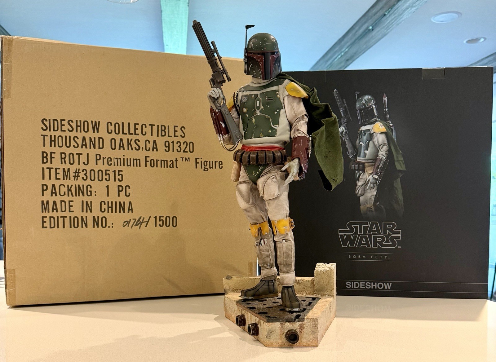 SIDESHOW STAR WARS Boba Fett ROTJ  Premium Format 2017 #300515