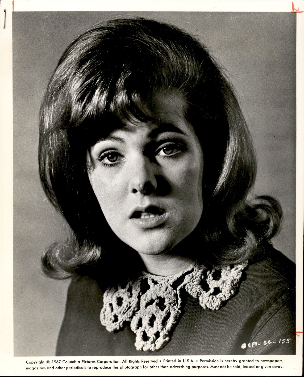 LD261 '67 Original Photo LYNN REDGRAVE English & American Stage & Screen Actress