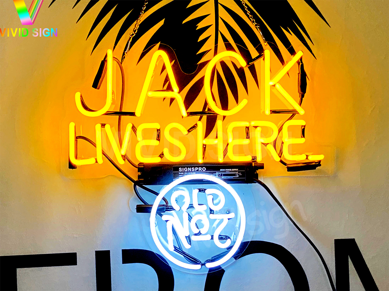 Jack Lives Here Whiskey Neon Light Sign 17\
