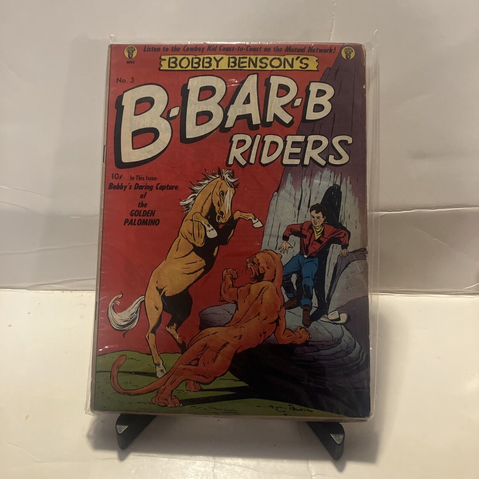 1950 Bobby Benson's B-BAR-B Riders Comic Book #3 Vintage Original 
