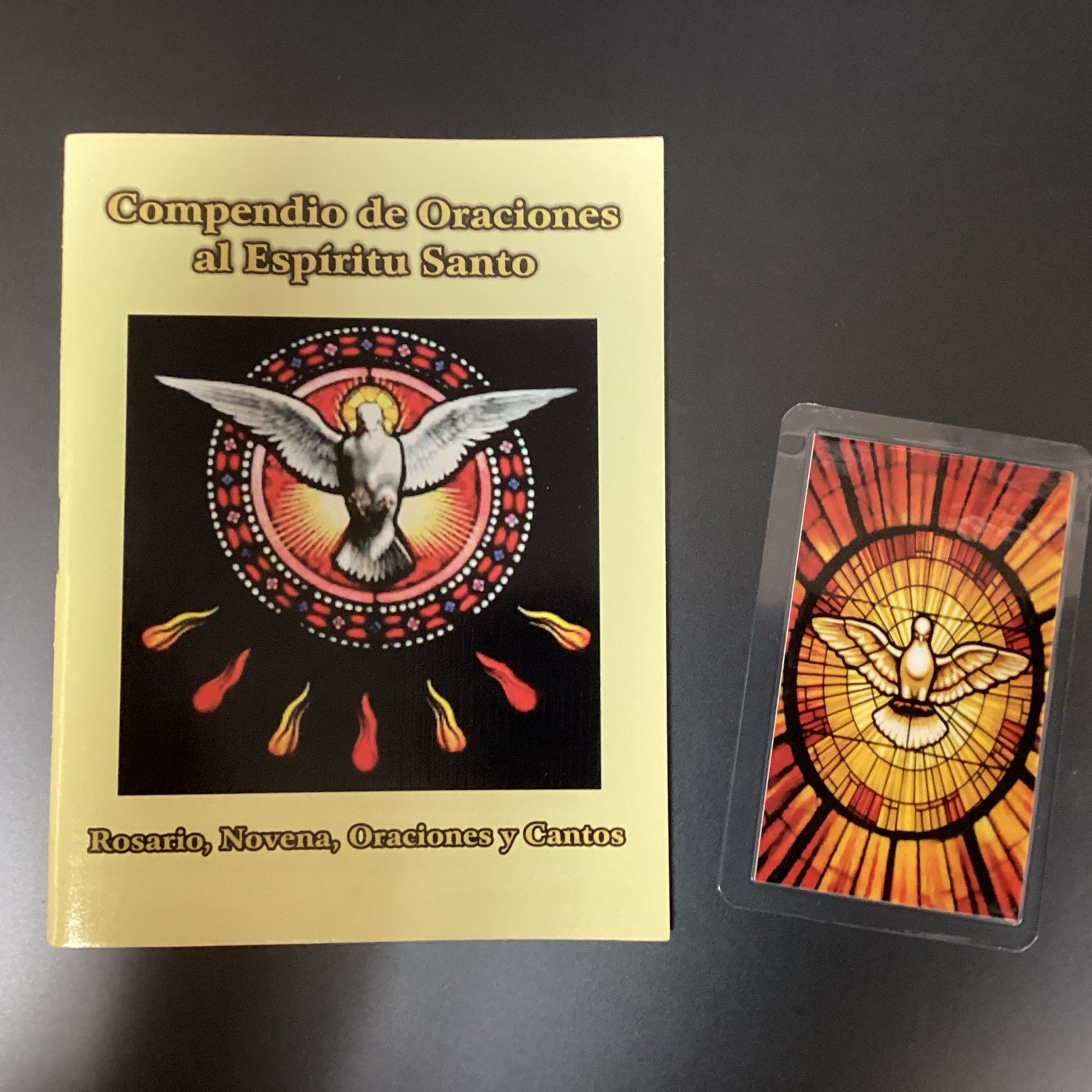 Compendio De Oraciones Al Espiritu Santo, Book Prayer Holy Spirit, Favors Miracl