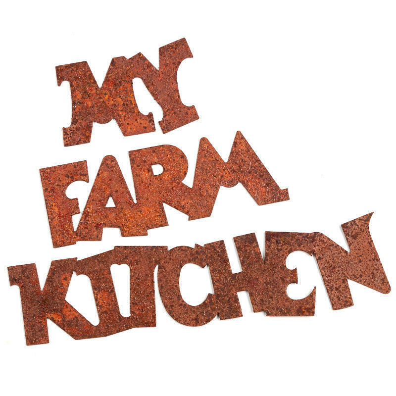 My Farm Kitchen Rusty Tin Cutouts | 18 Pieces