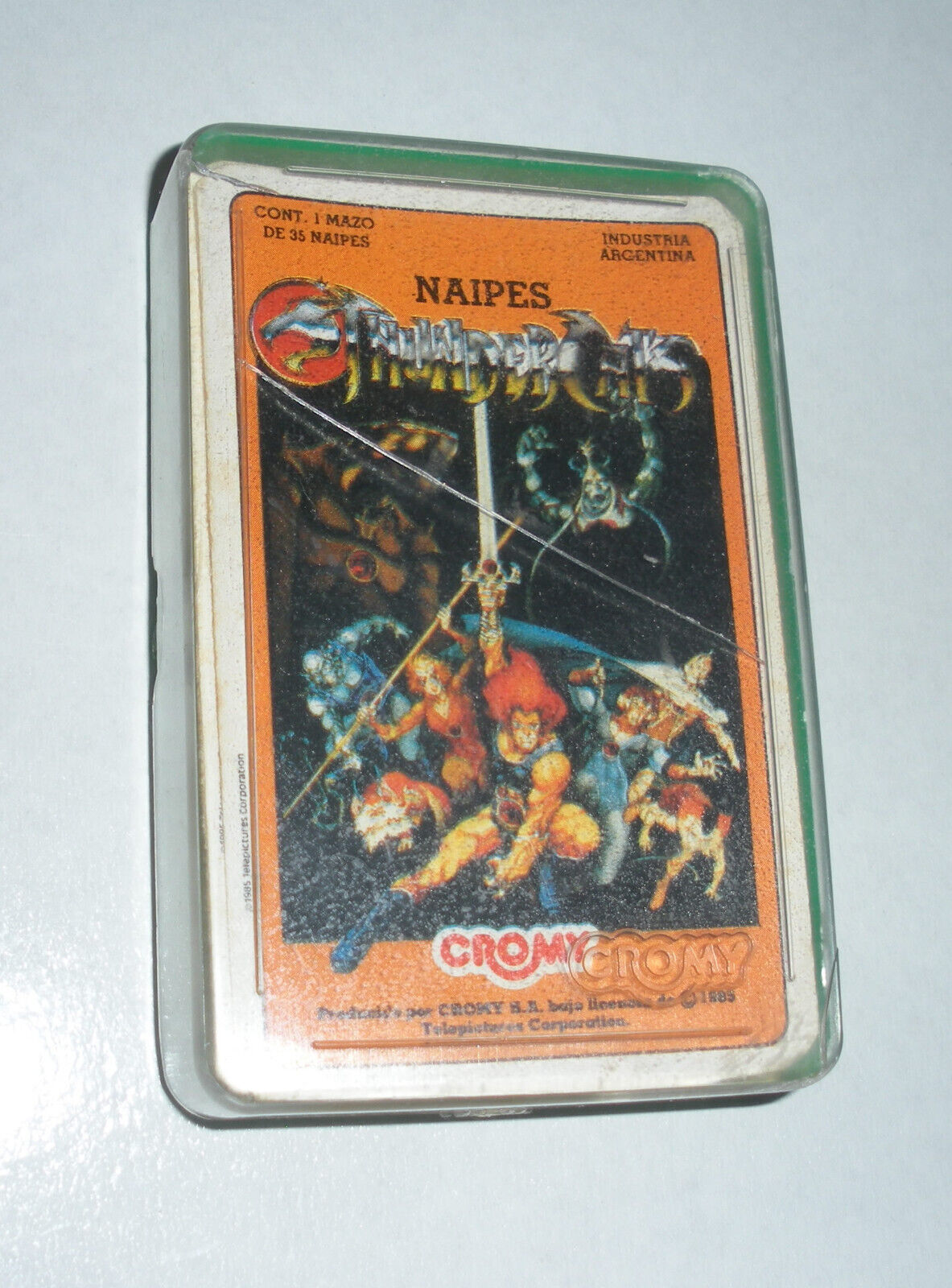 THUNDERCATS DECK OF CARDS  VINTAGE COMPLETE - CROMY / ARGENTINA 80S 