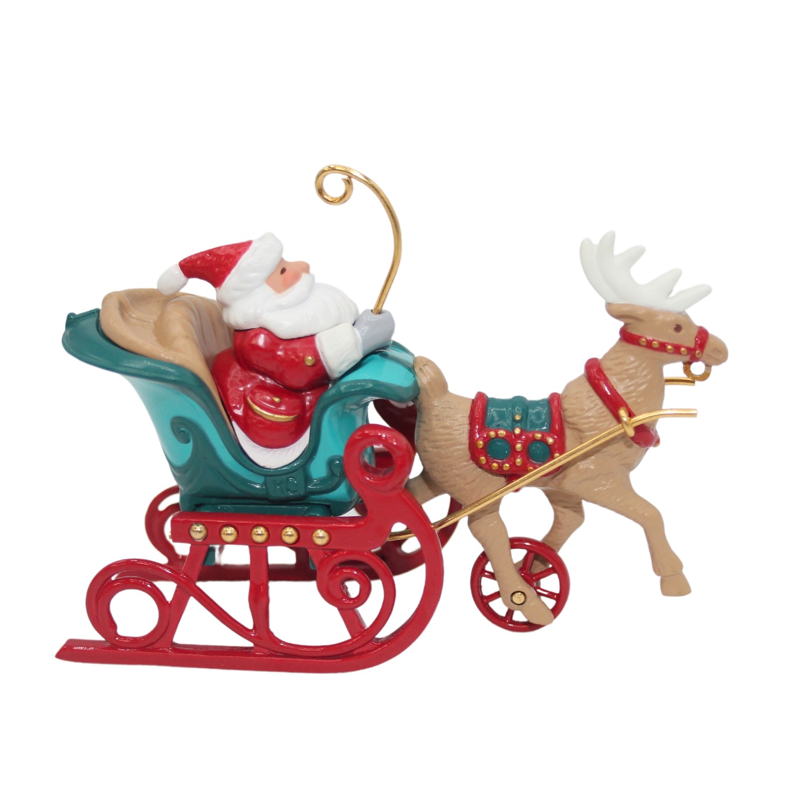 Hallmark Ornament: 1998 Christmas Sleigh Ride | QX6556 Hallmark Ornament: 1998 Christmas Sleigh Ride | QX6556
