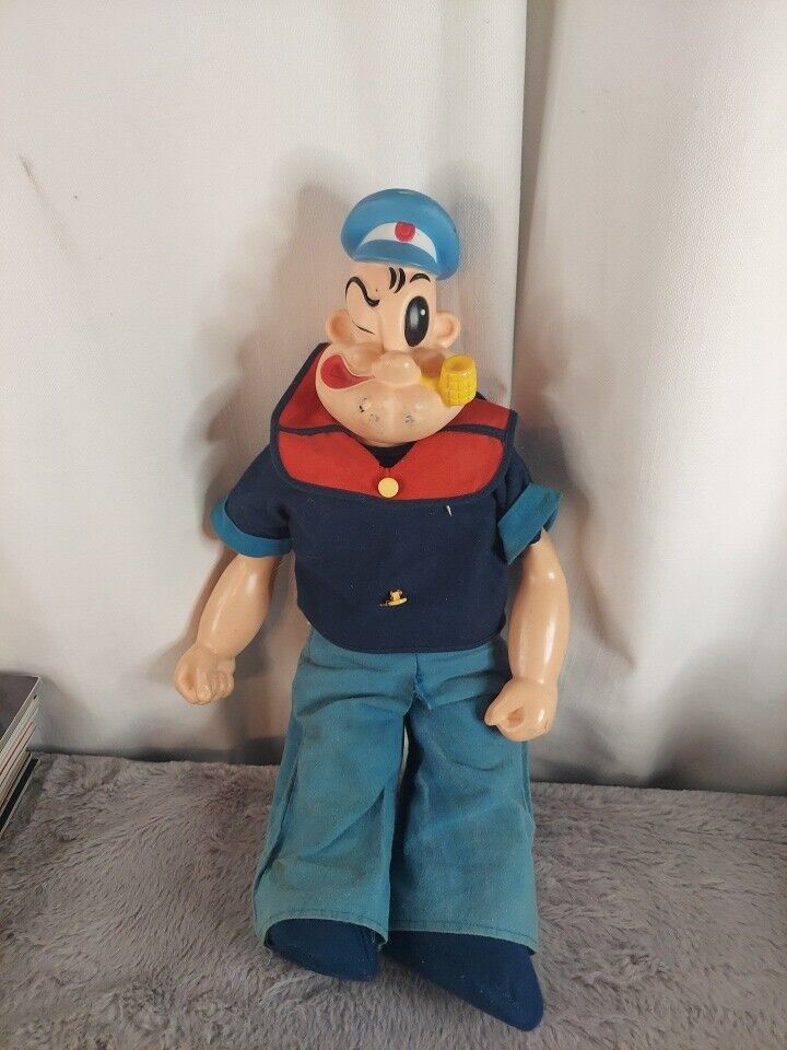Popeye Doll 16in Retro King Features SY Inc. Vintage 1979