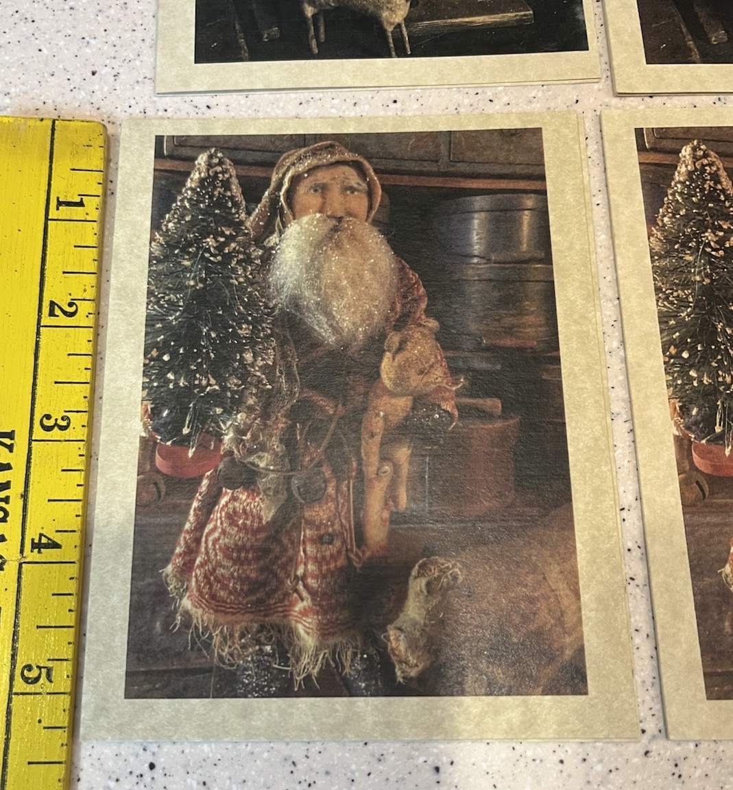 Arnett’s Country Store Primitive Santa Cards/Envelope 10 Each Offer READ Arnett’s Country Store Primitive Santa Cards/Envelope 10 Each Offer READ
