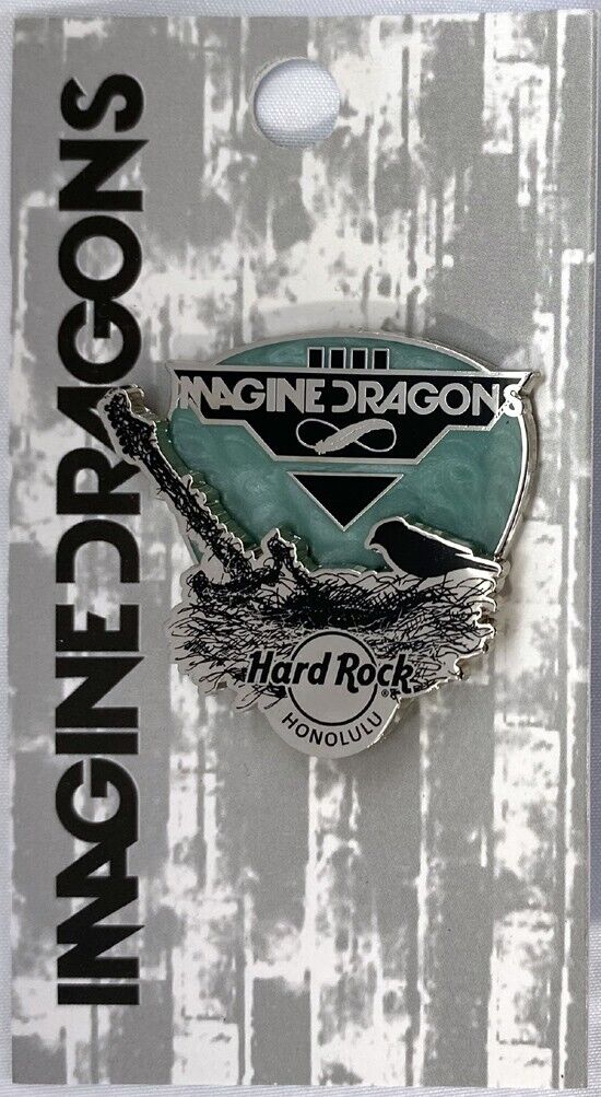 Hard Rock Cafe Guitar Pick pin Honolulu Signature Series 33 Imagine Dragons 2013
