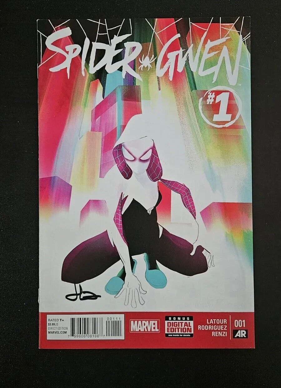 Spider-Gwen Vol 1 #1 1st Print NM Marvel Comics 2015 signed Jason Latour COA