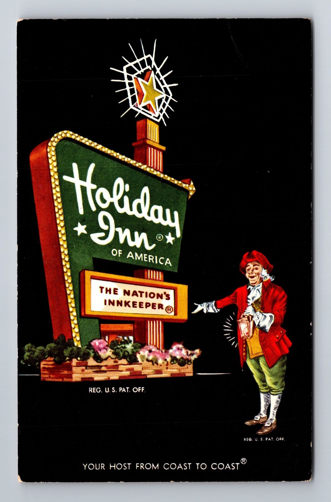 Baltimore MD-Maryland, Holiday Inn, Advertising, Antique Vintage Postcard
