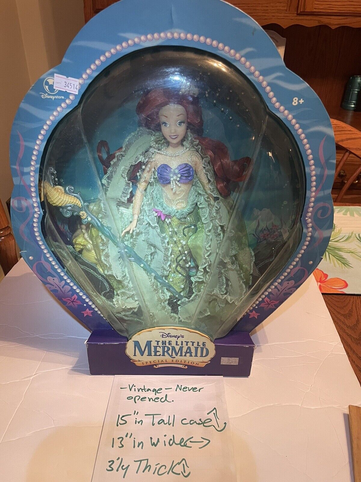 My little mermaid Ariel figurine, vintage/special collectors edition never open
