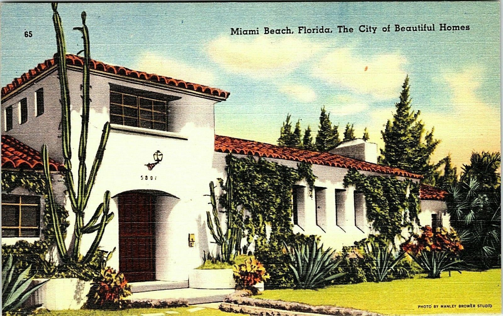 Miami Beach Florida The City of Beautiful Homes
