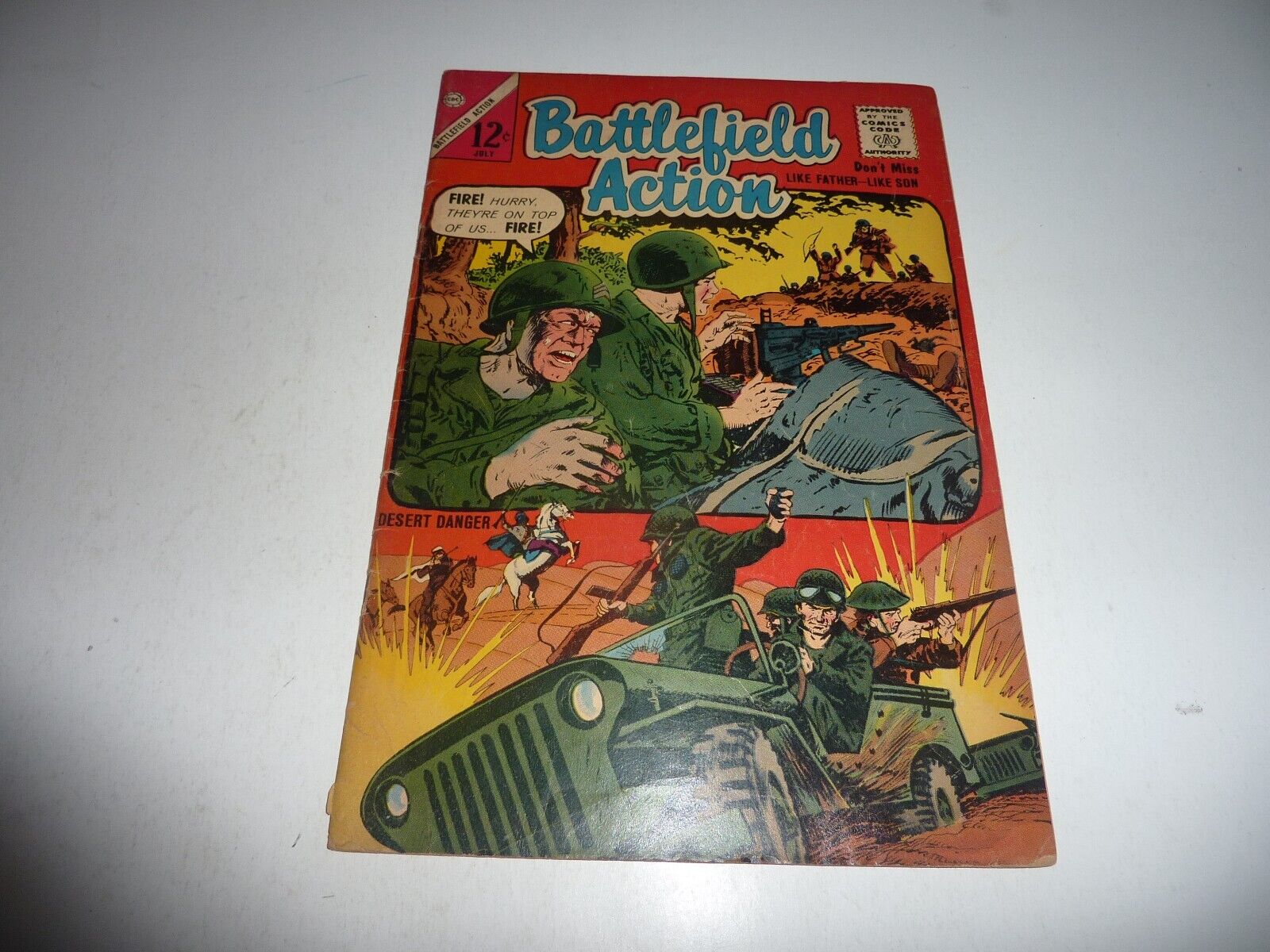 BATTLEFIELD ACTION #48 Charlton Comics 1963 VG- 3.5 Silver Age War Comics