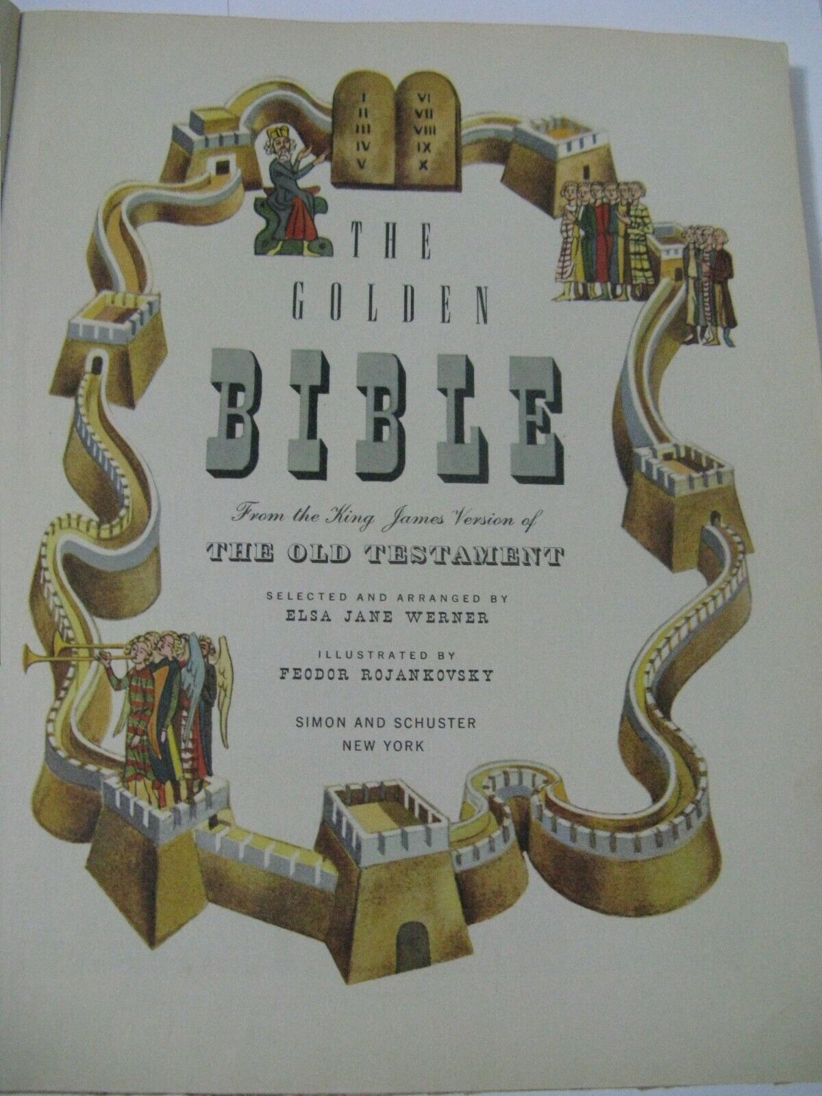 First Edition The Golden Bible The King James Version Elsa Werner Rojankovsky
