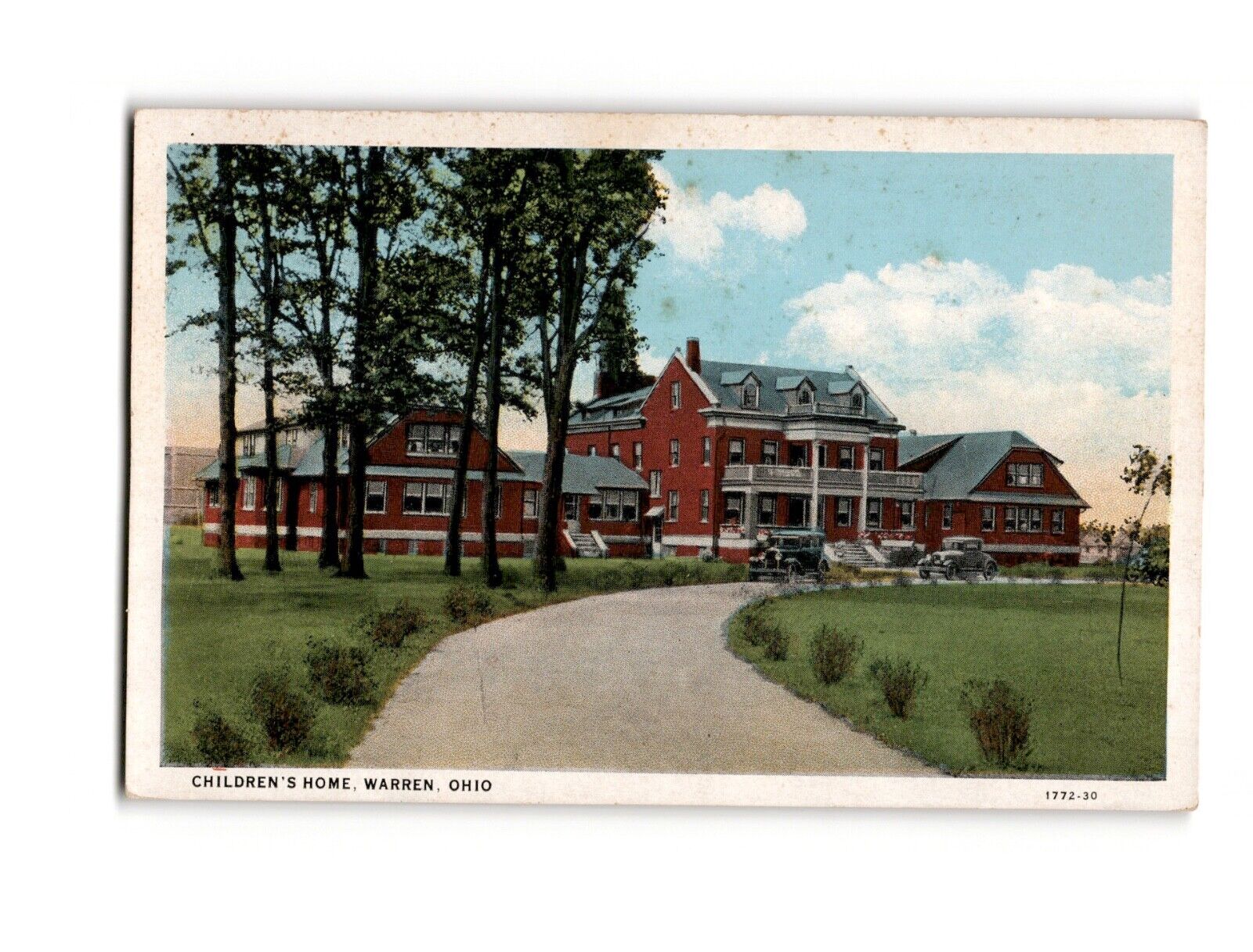 Children's Home Warren, Ohio Vintage Postcard