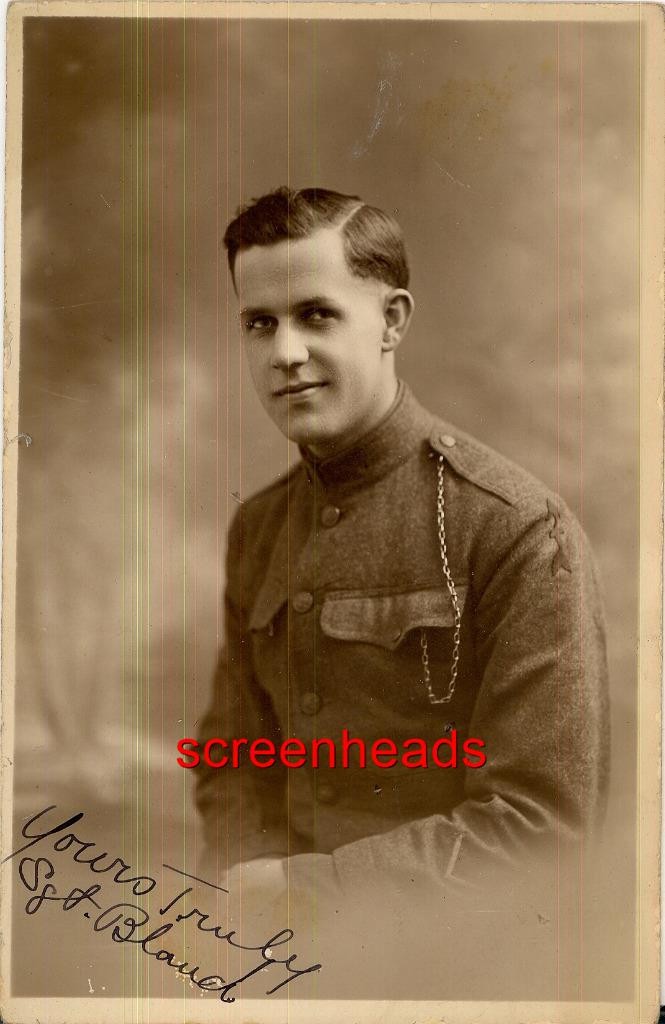 C1918 WWI RPPC PHOTO 