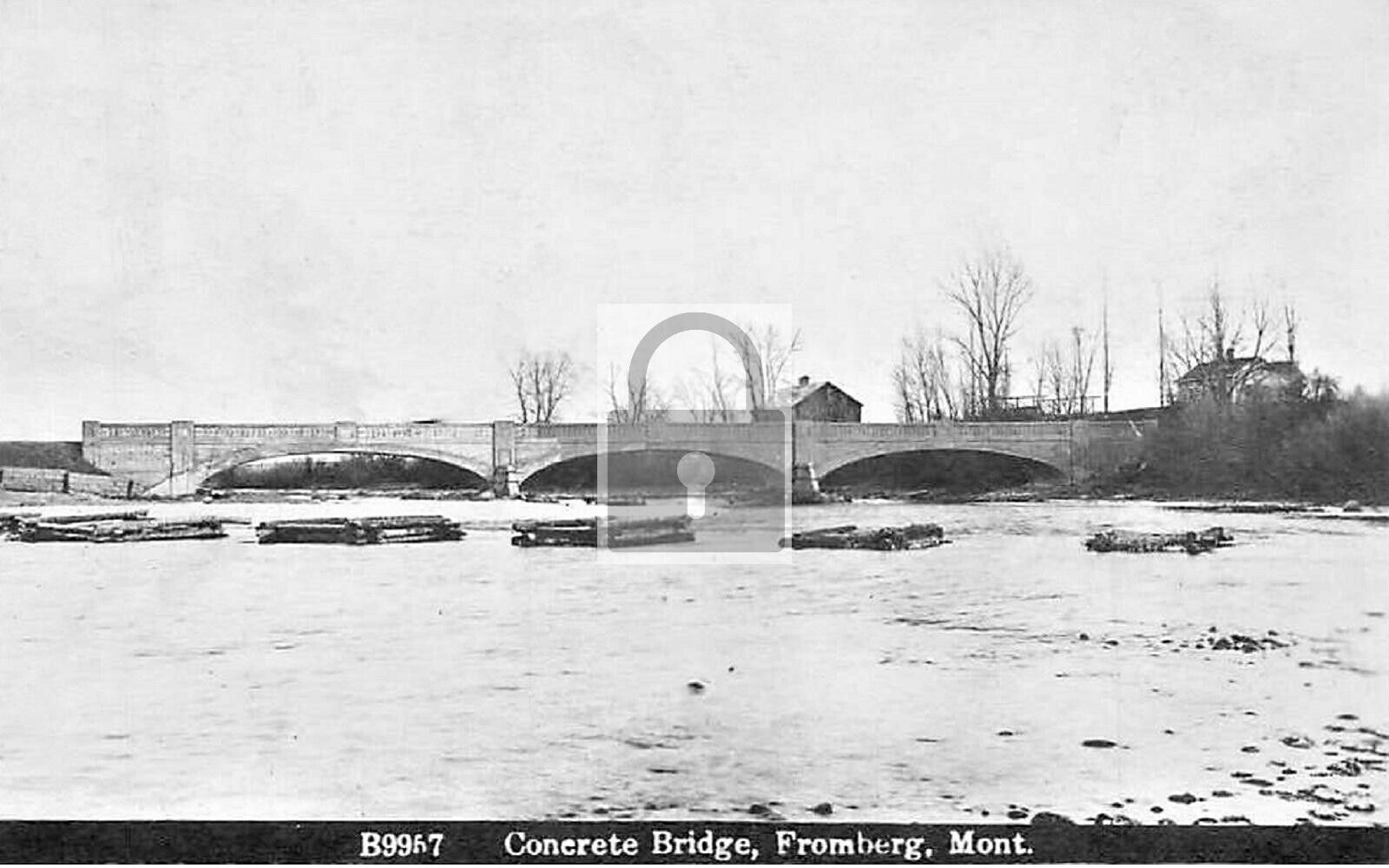Concrete Bridge Fromberg Montana MT - 8x10 Reprint