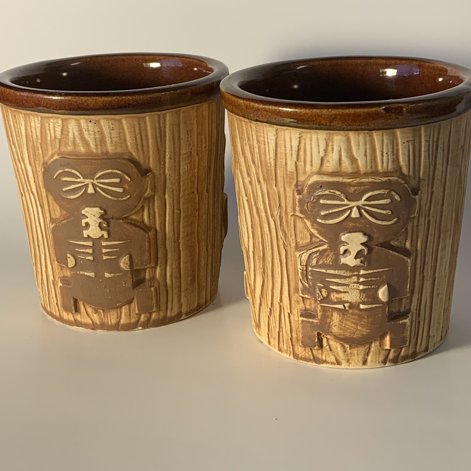 Vintage Harvey’s Lake Tahoe Otagiri Tiki Bucket Mugs, 17.5 Oz, Set Of 2 Vintage Harvey’s Lake Tahoe Otagiri Tiki Bucket Mugs, 17.5 Oz, Set Of 2