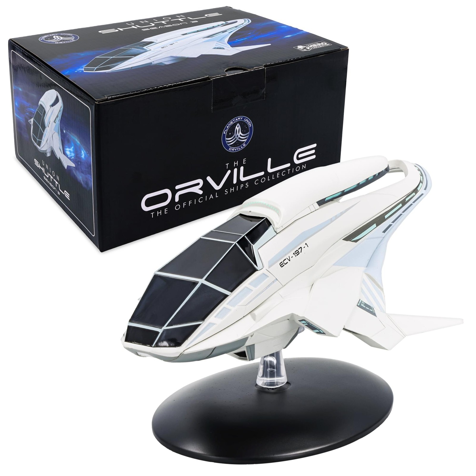 Eaglemoss The Orville Ship Replica | Union Shuttle ECV-197-1 Season 3 Version