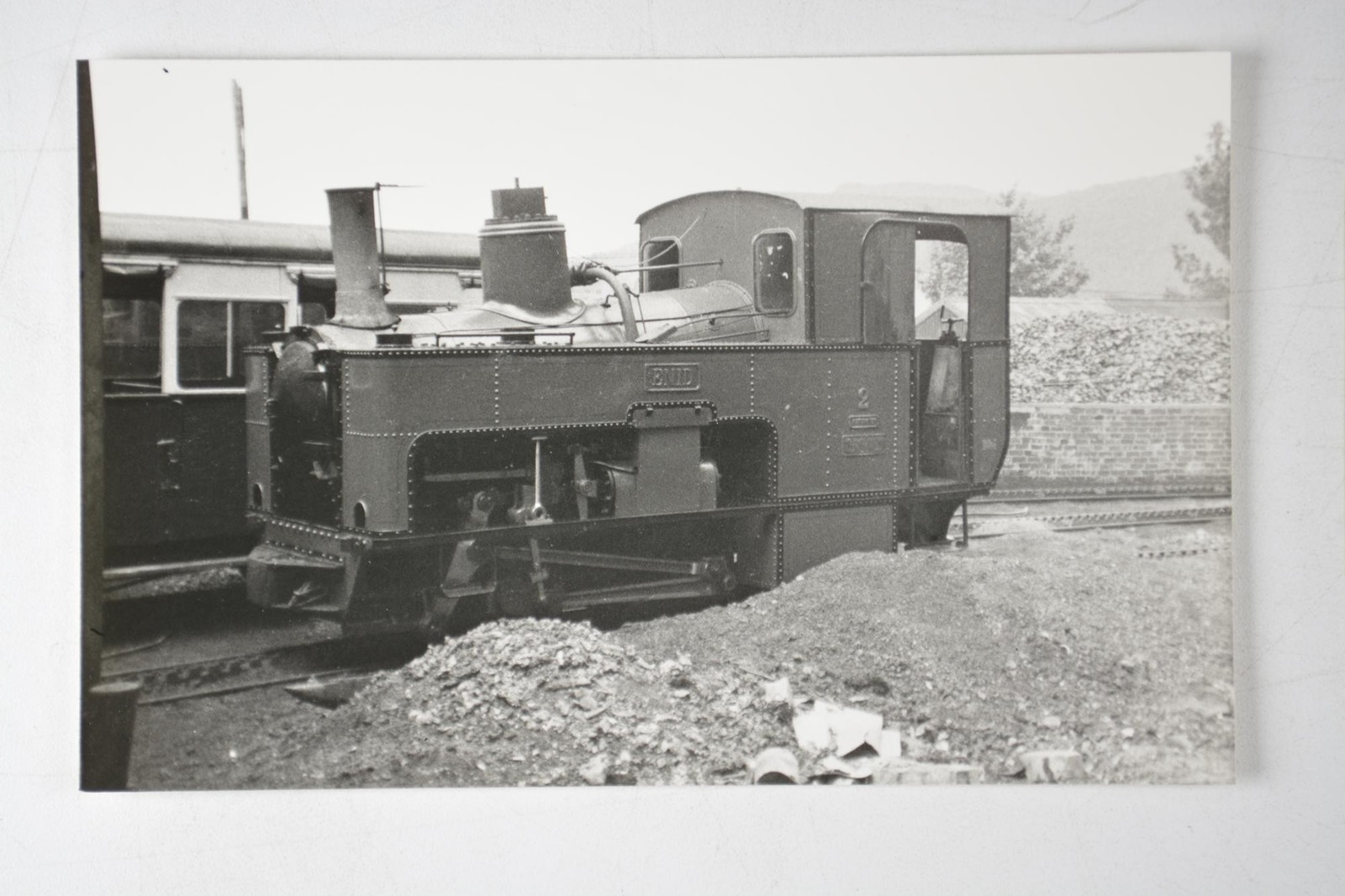 Steam Locomotive Enid 2 Snowdon Mountain Railway Llanberis 1958 Photo - Printed