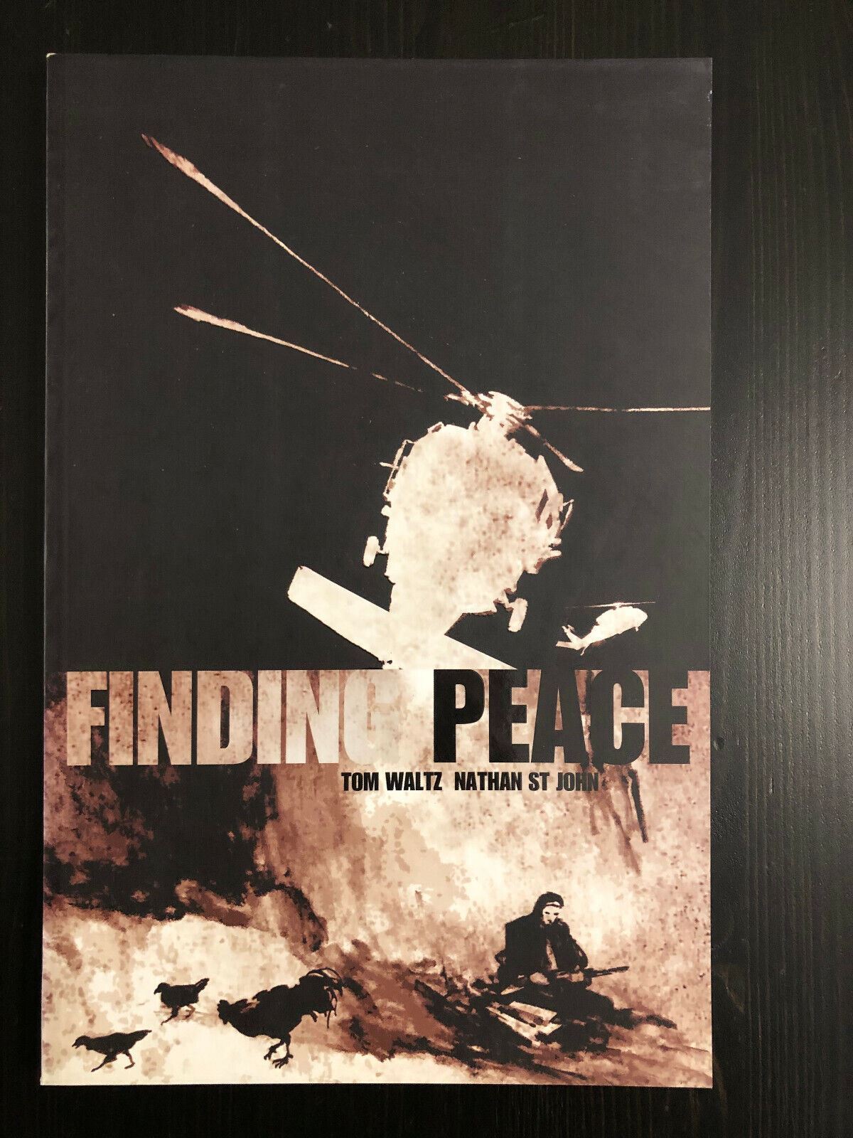 Softcover IDW Finding Peace TPB Comic book Waltz St John 2008 1st print