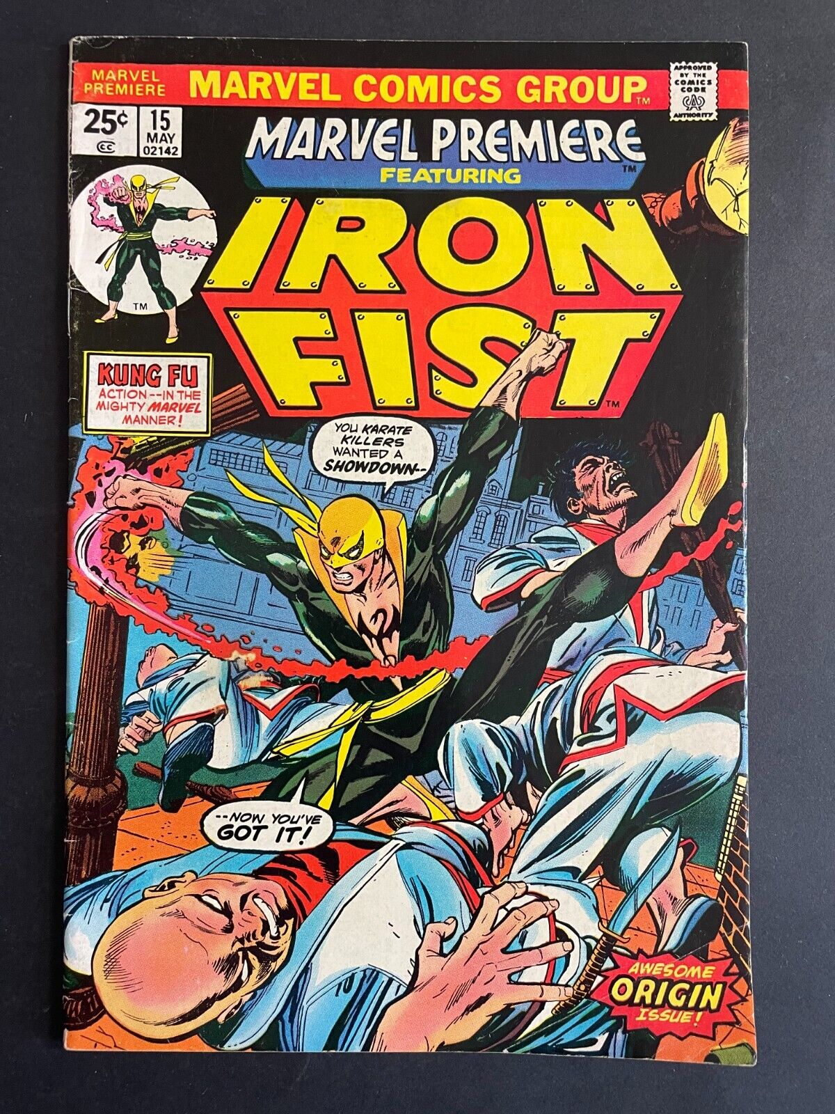 Marvel Premiere Iron Fist #15 - 1st App Marvel 1974 Comics