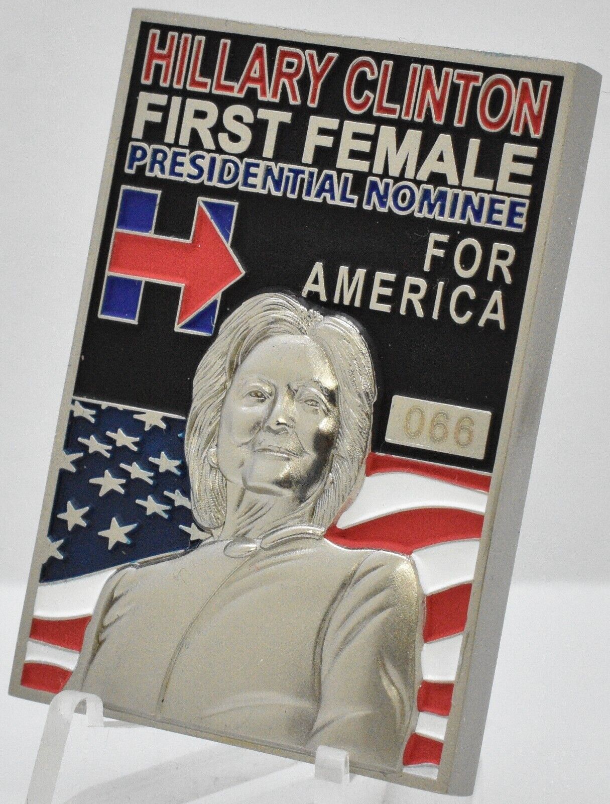 Hillary Clinton 2016 Democratic National Convention Numbered Challenge Coin