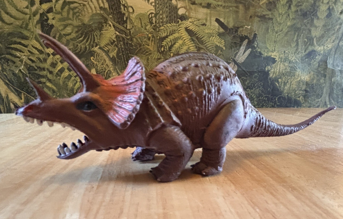 Vintage Imperial DorMei Triceratops ‘Chinasaur’ Dinosaur Toy Vintage 1980’s