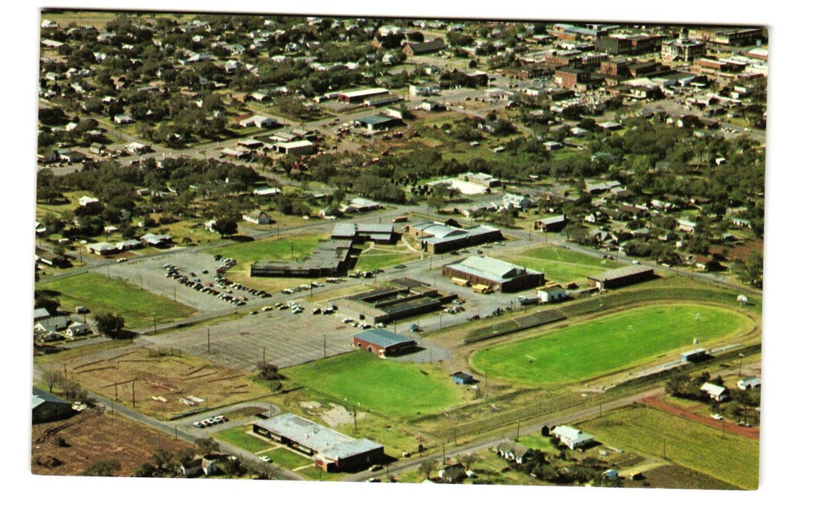 Cordell Schools Cordell OK vintage postcard unposted