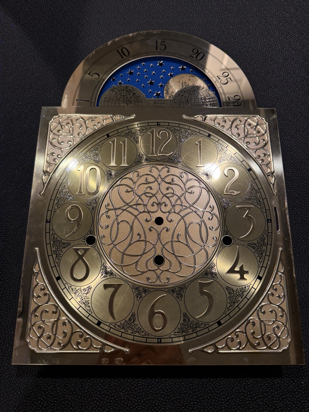 Antique/Vintage Grandfather Clock face Dial