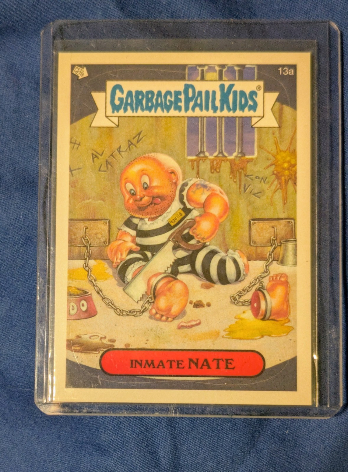 Topps 2006 Topps Garbage Pail Kids ANS-5 Promo Inmate Nate #13a KOBE CARDBACK Topps 2006 Topps Garbage Pail Kids ANS-5 Promo Inmate Nate #13a KOBE CARDBACK