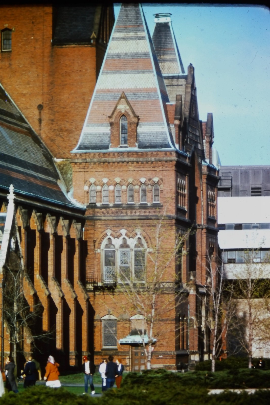 c1970's 35mm Slide, Furness Library University of Pennsylvania Arch Building