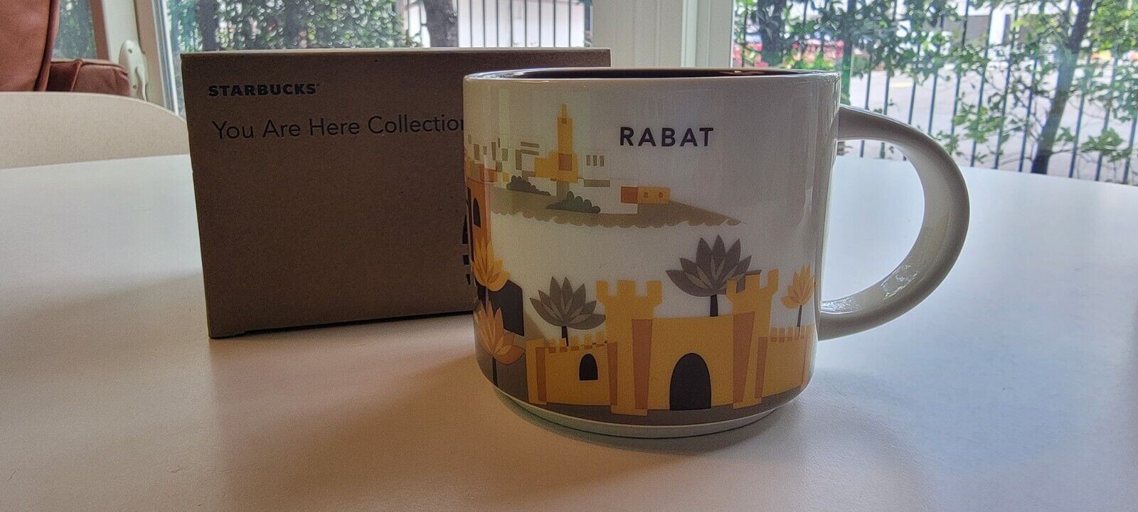 Starbucks RABAT Morocco - You Are Here Collection - Coffee Mug Cup 14oz RARE