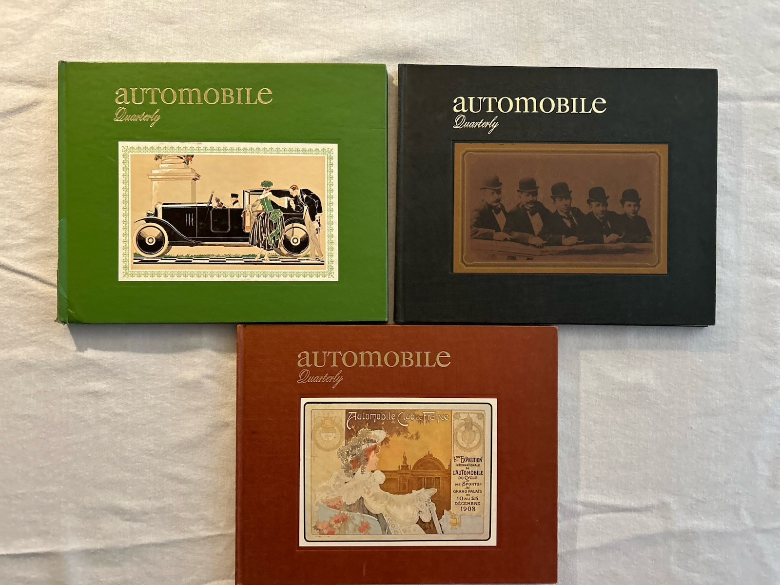 Automobile Quarterly Hardcover Book Lot of 3 Automobile Quarterly Hardcover Book Lot of 3