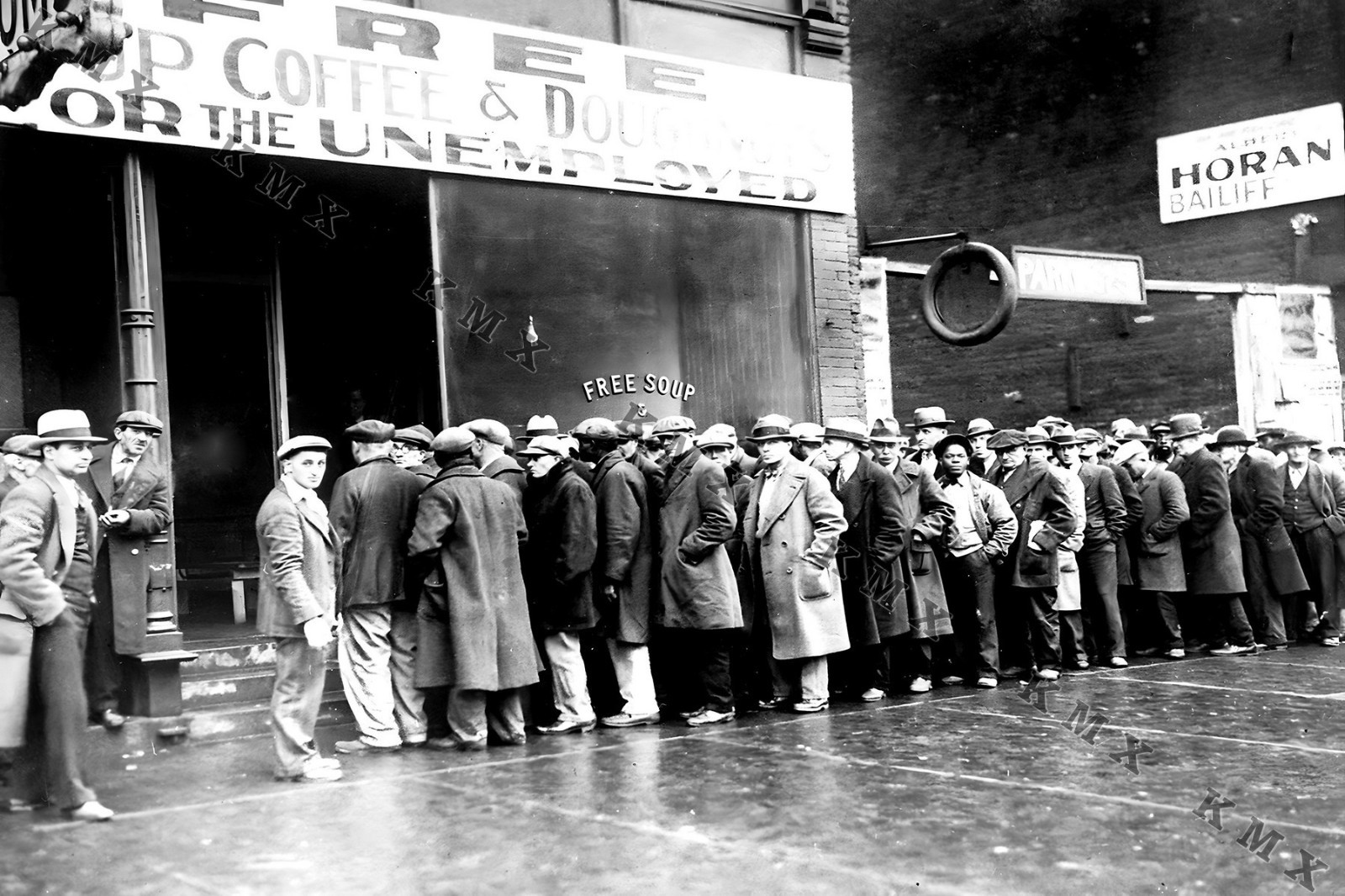 1929 The Great Depression 4x6 photo