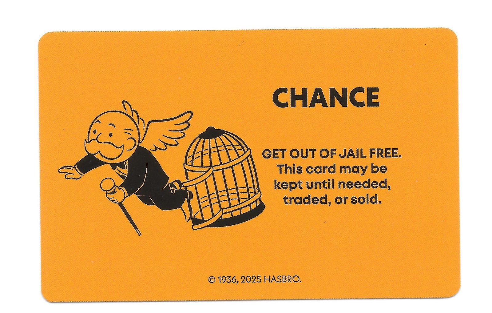 MONOPOLY 2025 Replacement Chance Cards NEW - YOU PICK MONOPOLY 2025 Replacement Chance Cards NEW - YOU PICK
