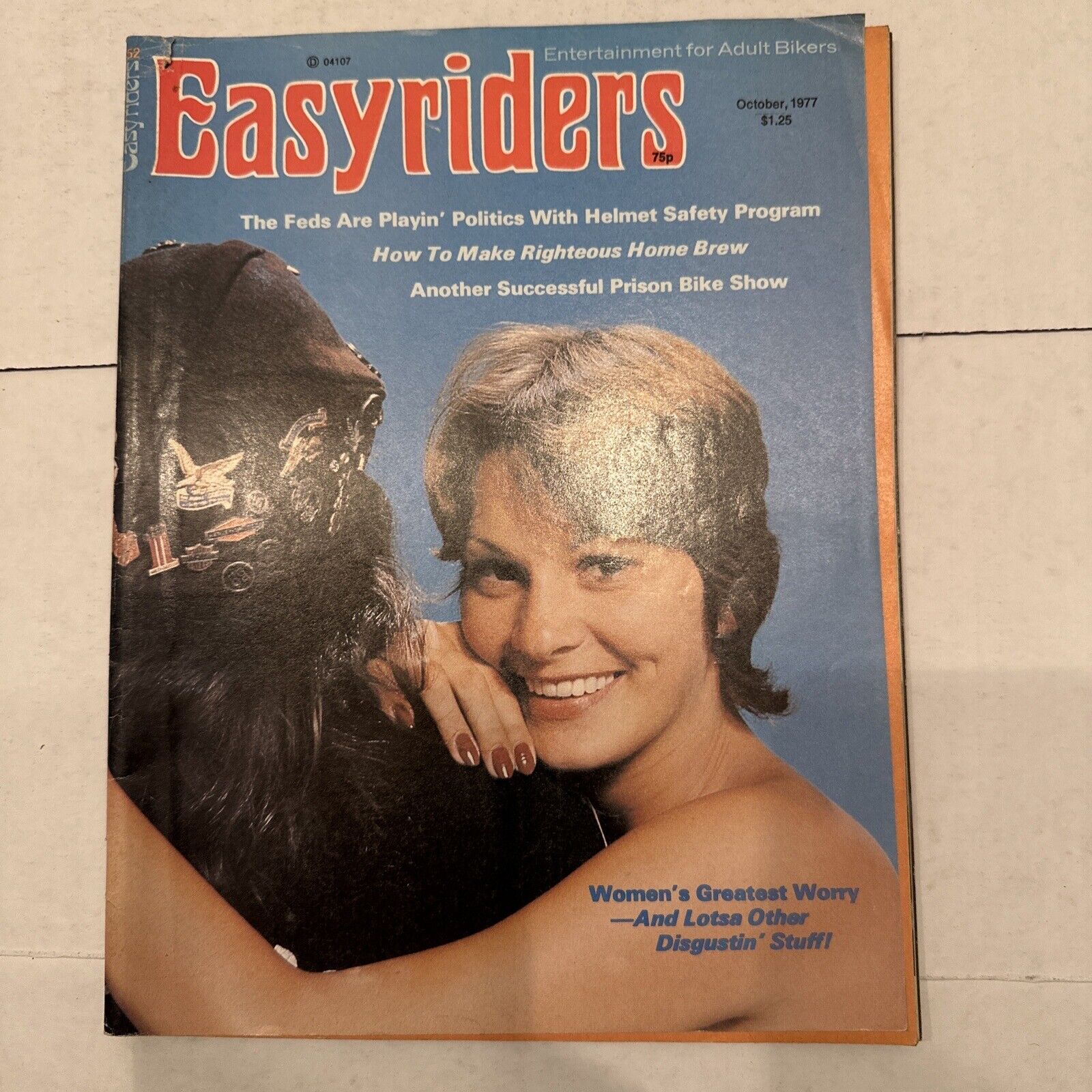 Vintage Easyriders #52 Oct 1977 Motorcycle Magazine w/ David Mann CF Harley